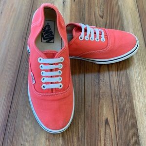 Vans size 7 dark salmon colored classic sneakers